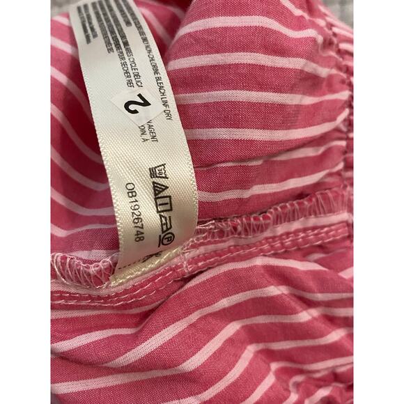 Anthropologie The Wren Boxer Pants Small Petite SP Pink Stripe Wide Leg Lounge - Picture 10 of 13